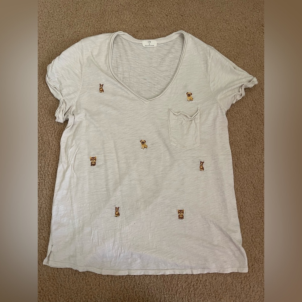 Anthropologie t.la Dog Tee, L